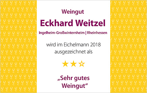 Auszeichnung im Weinführer Eichelmann 2018 Auszeichnung im Weinführer Eichelmann 2018